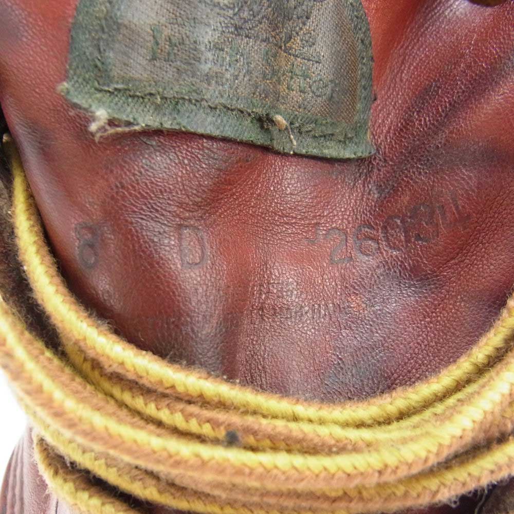 RED WING レッドウィング 875 半円犬タグ アイリッシュセッター ワーク ブーツ エンジ系 26cm【中古】