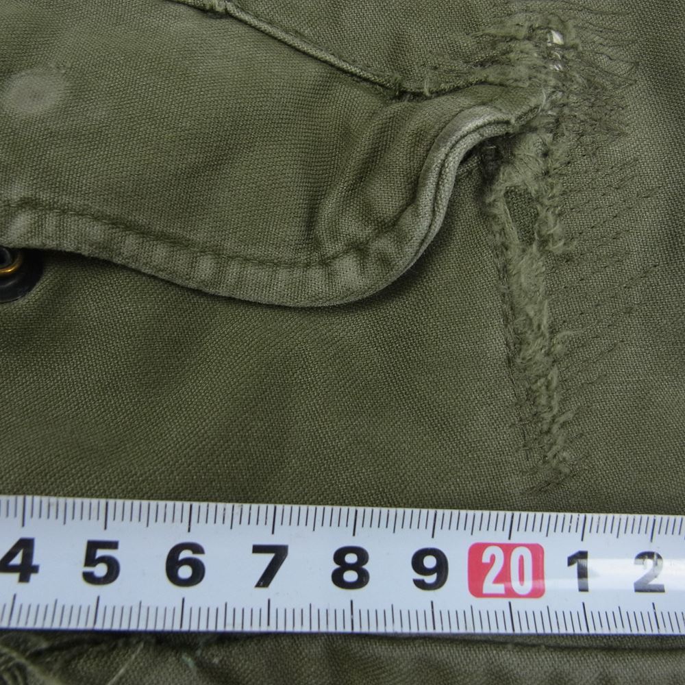 ユーエス アーミー TROUSERS CAMOUFLAGE COMMAR ZIP トラウザー カーゴ パンツ カーキ系 S【中古】