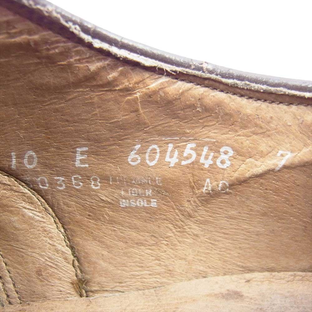 フローシャイムインペリアル ウイングチップ レザー シューズ ブラウン系 10E【中古】