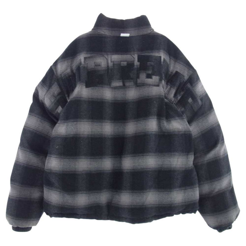 Supreme シュプリーム 22AW Flannel Reversible Puffer Jacket ...