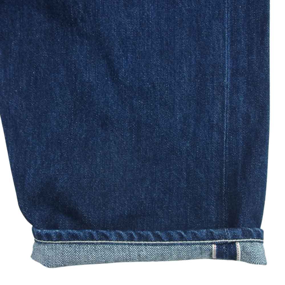 GRAPHPAPER グラフペーパー 22SS GU221-40028B Selvage Denim Two Tuck Tapered Pants デニム パンツ インディゴブルー系 1【中古】
