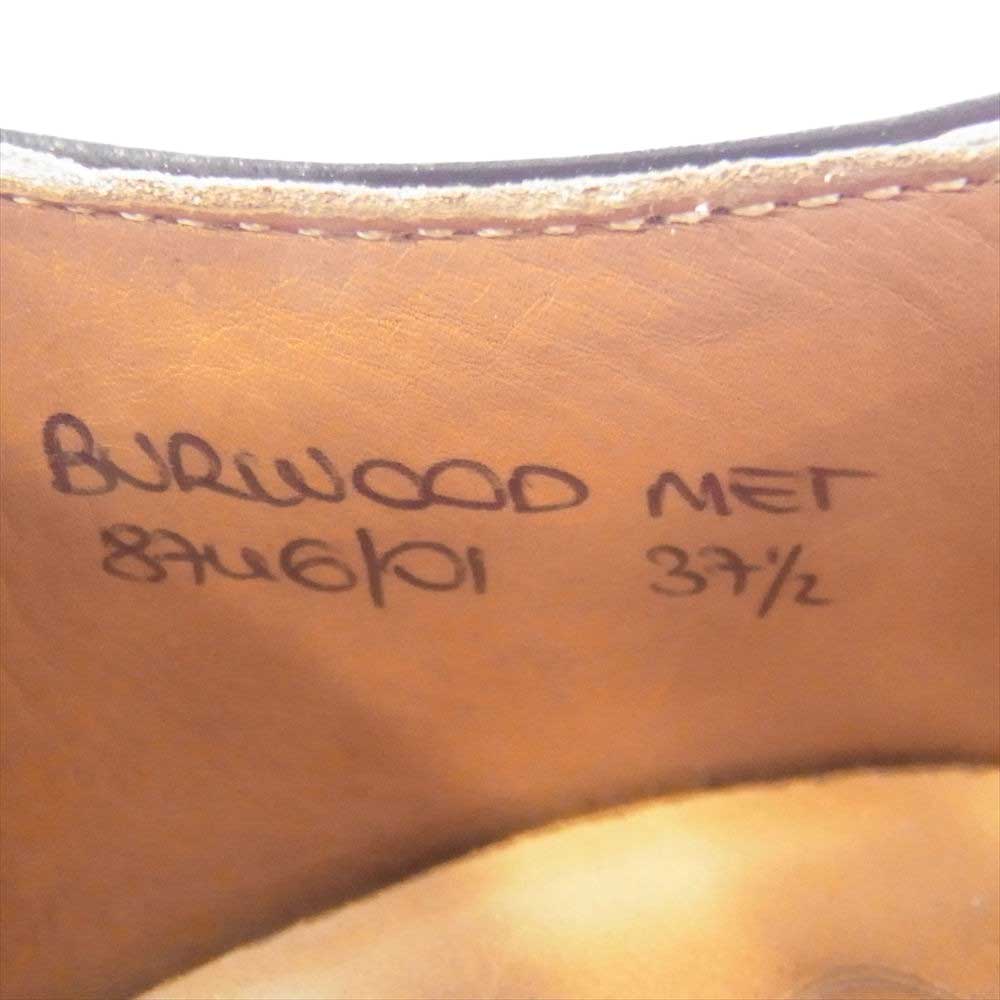 CHURCH'S チャーチ Burwood Met バーウッド スタッズ ウィングチップ ドレス シューズ ブラック系 37.5【中古】