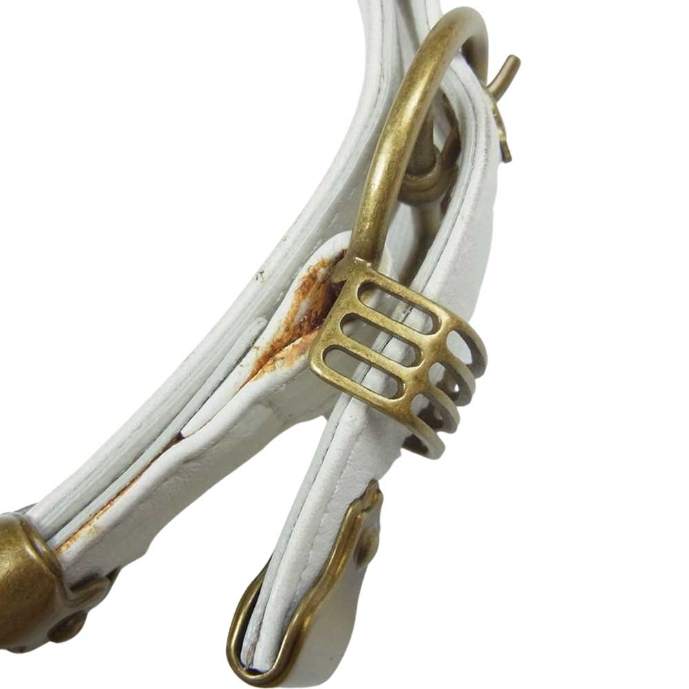 BOTTEGAVENETA ボッテガヴェネタ イントレチャート レザー トートバッグ ホワイト ホワイト系【中古】