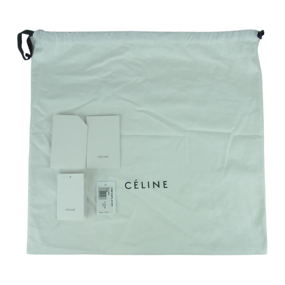 CELINE セリーヌ ラゲージ ミニショッパー ハンド トート バッグ イタリア製 ベージュ系【中古】