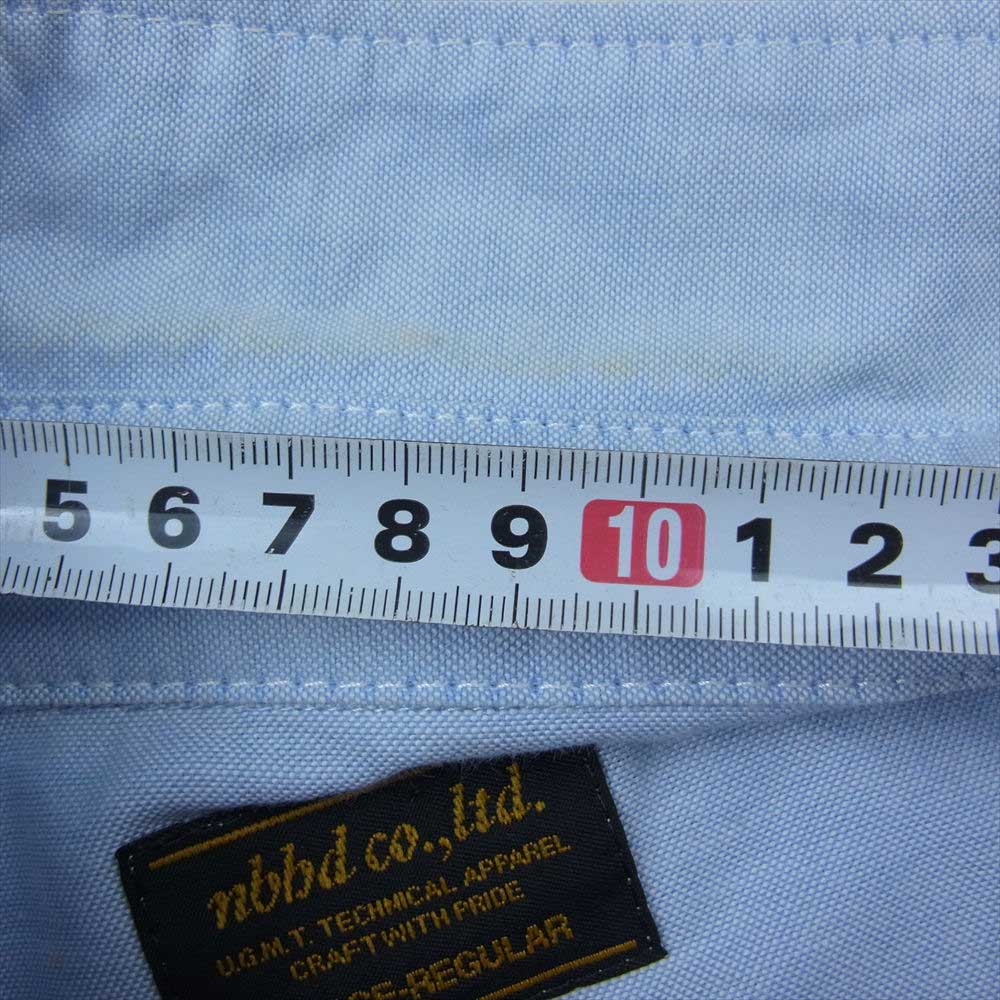 NEIGHBORHOOD ネイバーフッド 14SS 141SPNH-SHM04 HIGHLINER.OX/C-SHIRT.LS オックス フォード 長袖 シャツ ブルー系 L【中古】