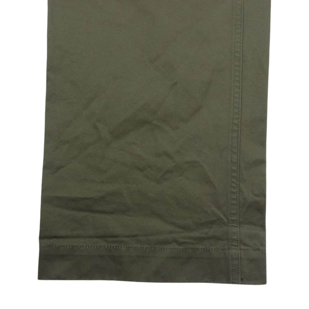 Nigel Cabourn ナイジェルケーボン 8040-00-50020 BASIC CHINO WEST POINT コットン チノ パンツ ワイド カーキ カーキ系 32【中古】