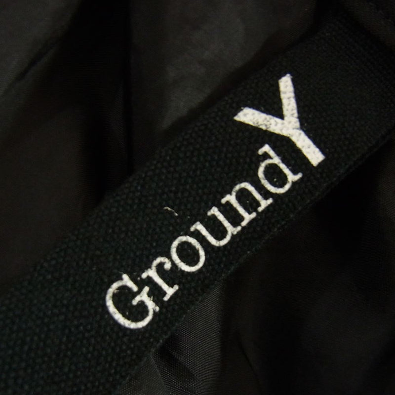Yohji Yamamoto ヨウジヤマモト GroundY GZ-P8-100 グラウンドワイ ギャザード サルエル パンツ ブラック系  3【美品】【中古】