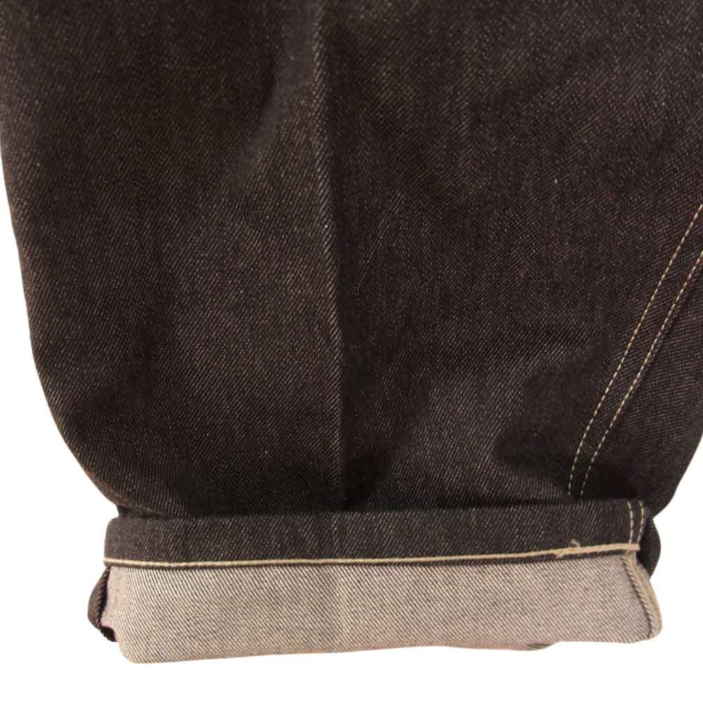 オーベット 23SS 23-01-016 エバーリジット ムラ糸 7ポケット デニムパンツ ブラック系 3【美品】【中古】