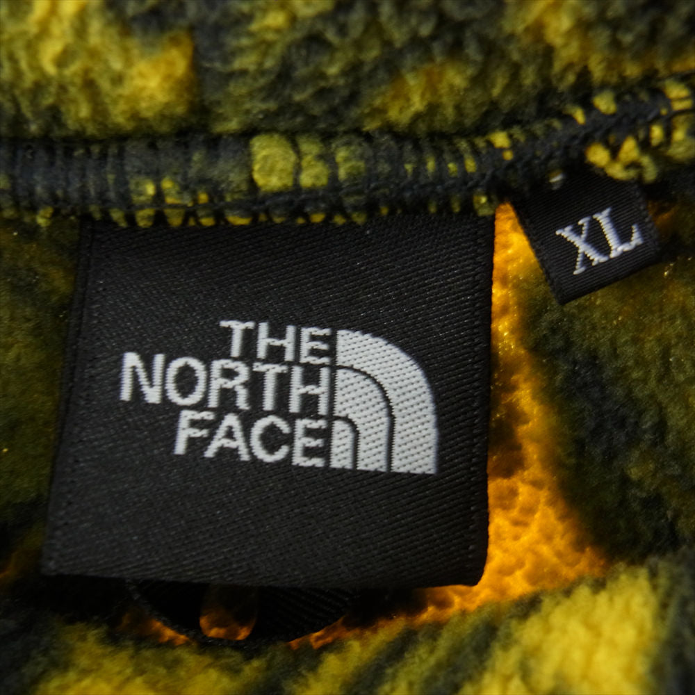 THE NORTH FACE ノースフェイス NL71962 94 RAGE Classic Fleece Pullover 94 レイジ クラシック フリース プルオーバー フリース ジャケット ブラック系 イエロー系 XL【中古】