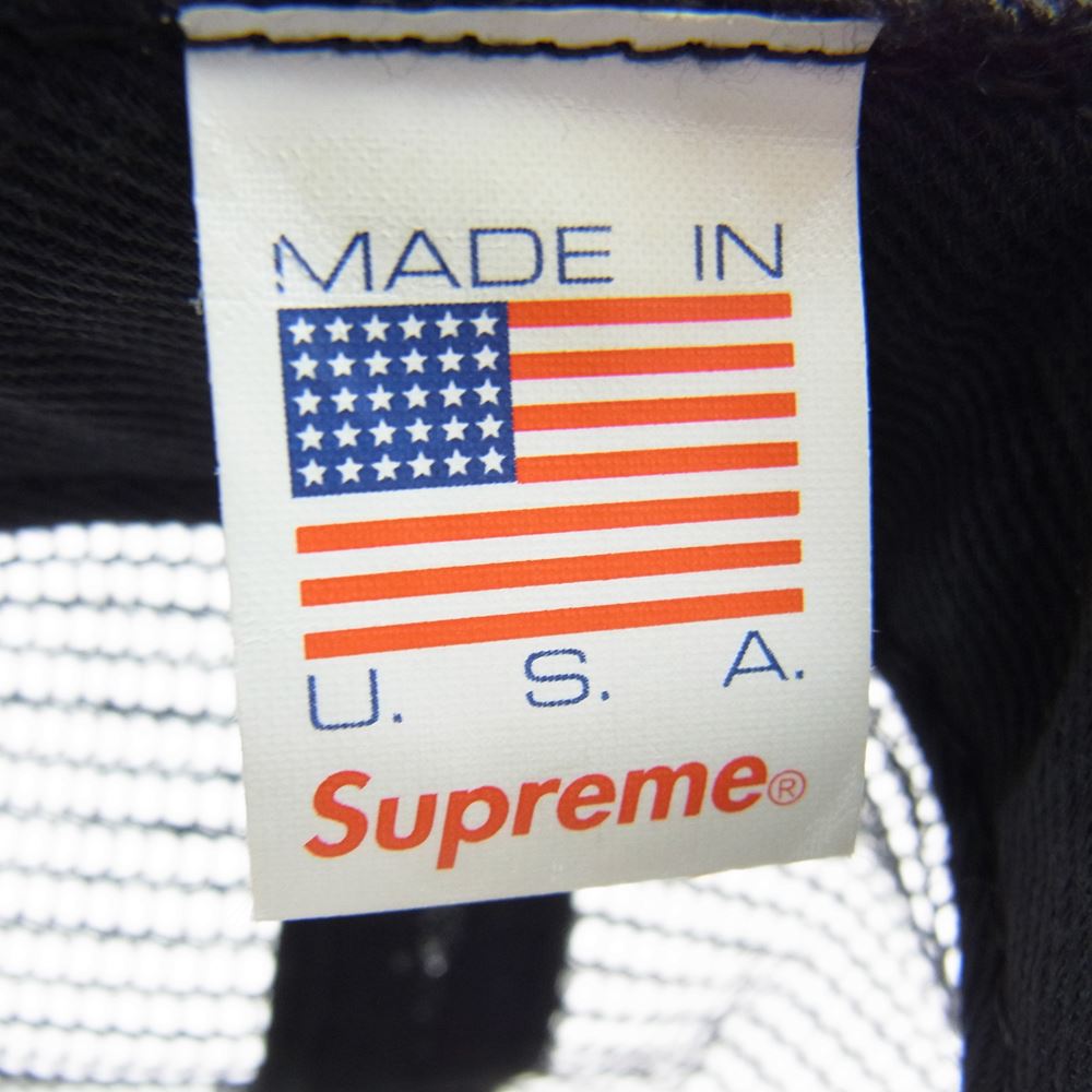 Supreme シュプリーム 18SS repeat Mesh Back 5-Panel リピート メッシュ ロゴ 5パネル キャップ ブラック系【中古】