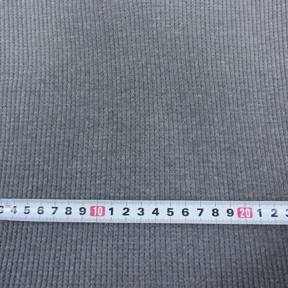 The REAL McCOY'S ザリアルマッコイズ BALL PARK ワッフル ヘンリー サーマル カットソー グレー系 S【中古】