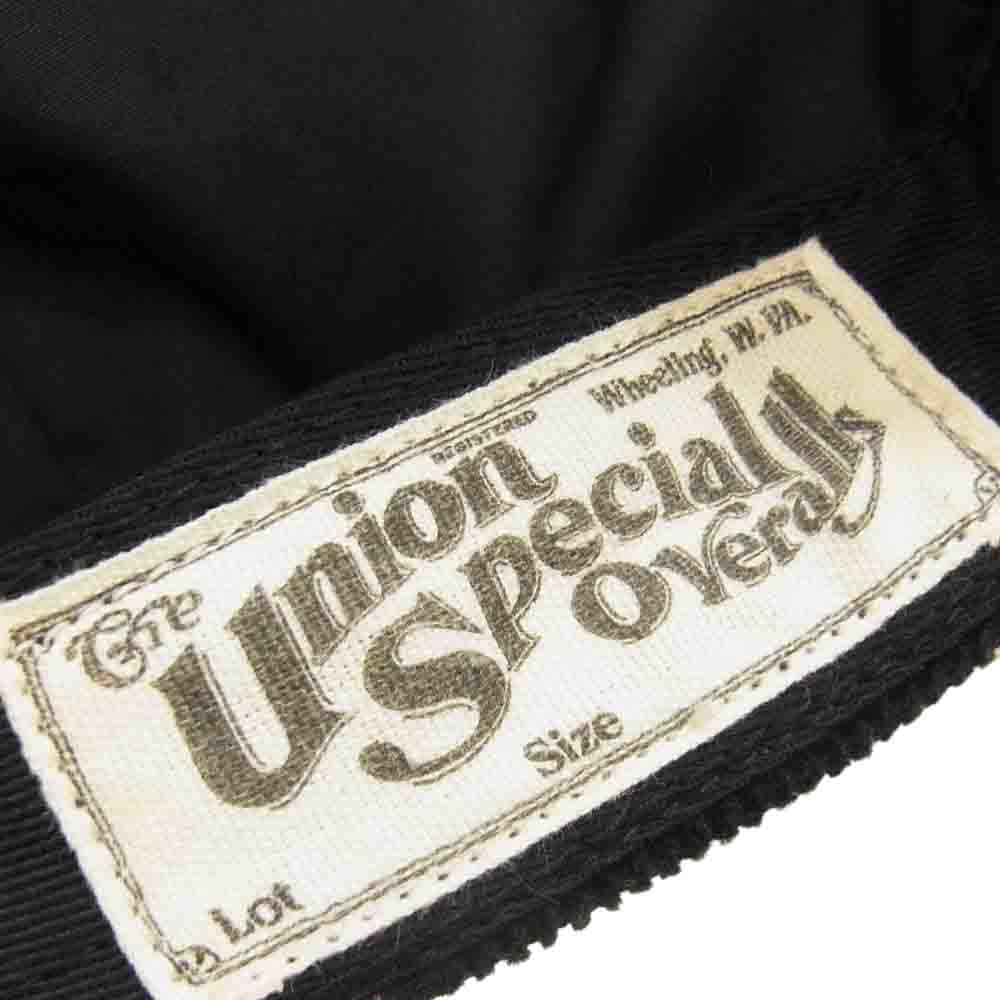 FREEWHEELERS フリーホイーラーズ UNION SPECIAL OVERALLS Dylan ディラン コーデュロイ ハンチング キャップ 帽子 ブラック系【中古】