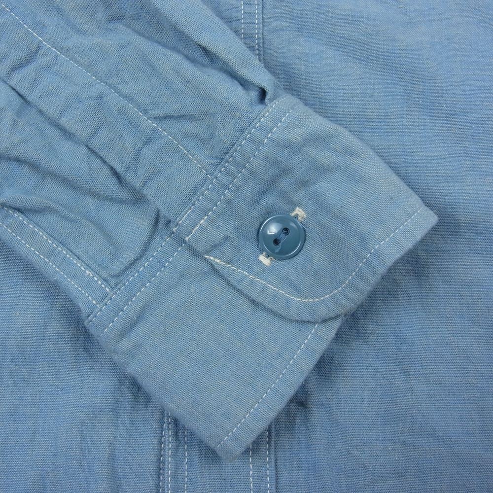 FULLCOUNT フルカウント 4810-19 BASIC CHAMBRAY SHIRTS ベーシック シャンブレー シャツ ブルー系 ブルー系 36【中古】