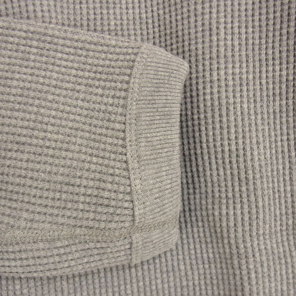 FULLCOUNT フルカウント 5964 HEAVY WEIGHT WAFFLE LONG SLEEVE T-SHIRTS 度詰 ワッフル サーマル カットソー グレー系 36【新古品】【未使用】【中古】