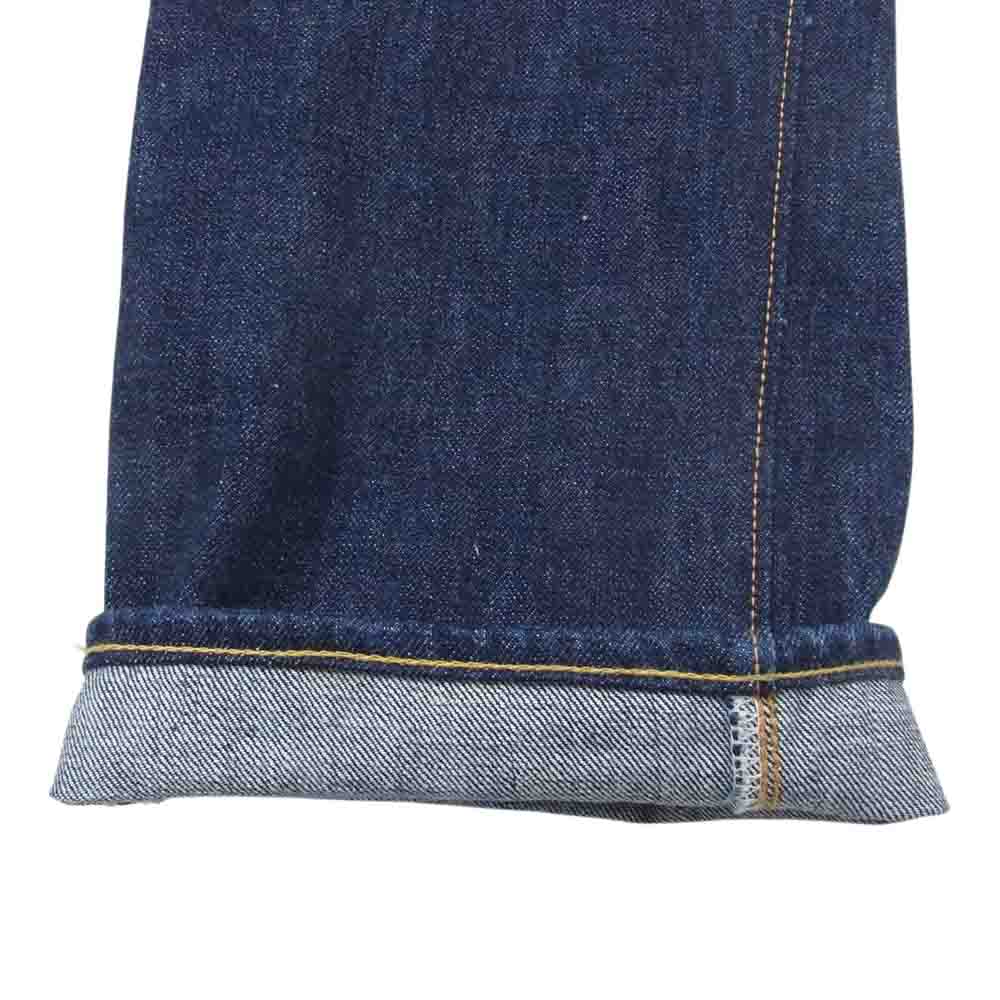 FULLCOUNT フルカウント 1101 ボタンフライ ストレート デニム パンツ インディゴブルー系 30【中古】
