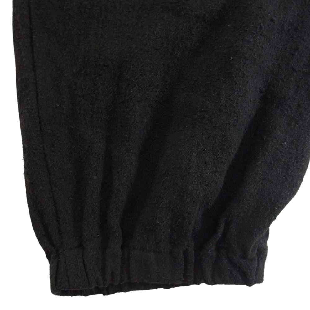 COMOLI コモリ 23SS X01-03024 シルクネップビエラ コンバーティブル パンツ ブラック系 1【新古品】【未使用】【中古】