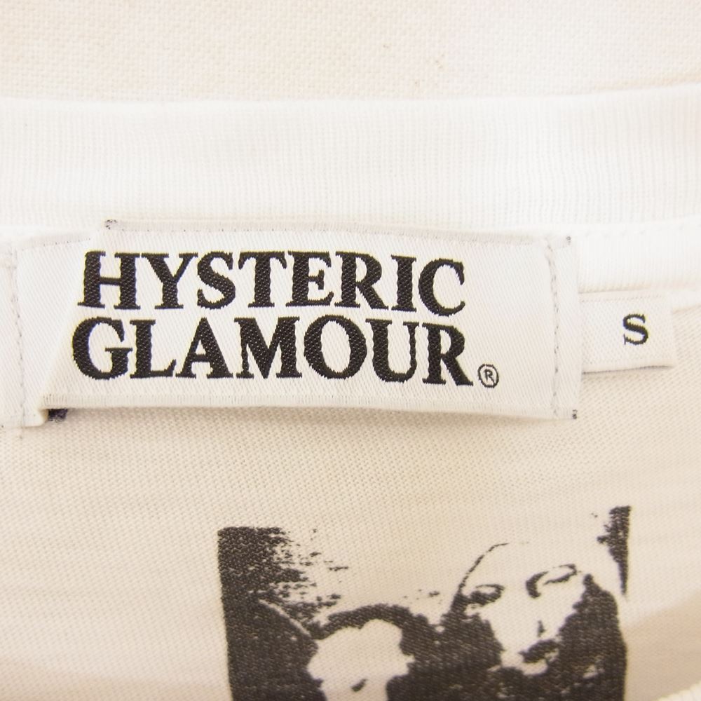 HYSTERIC GLAMOUR ヒステリックグラマー 4CT-5821  カートコバーン プリント Tシャツ ホワイト系 S【中古】