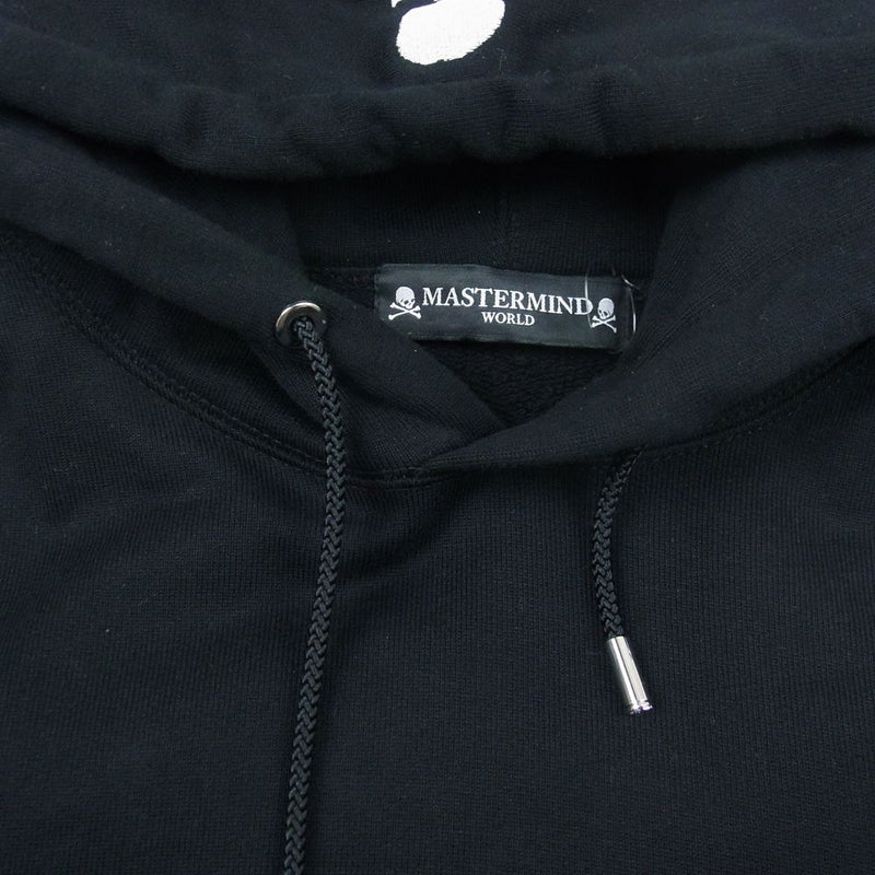 mastermind JAPAN マスターマインドジャパン ショルダーパッチ プルオーバ― パーカー ブラック系 M【中古】