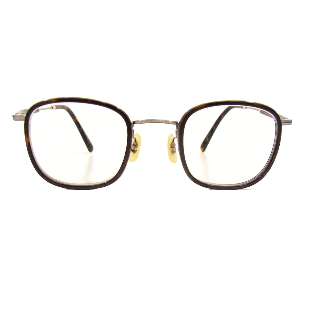 バラックス THE BARRACKS メガネ THE CHIEF ザ チーフ 眼鏡 アイウェア ブラウン系【美品】【中古】 バラックス THE CHIEF ザ チーフ 眼鏡 アイウェア ブラウン系【美品