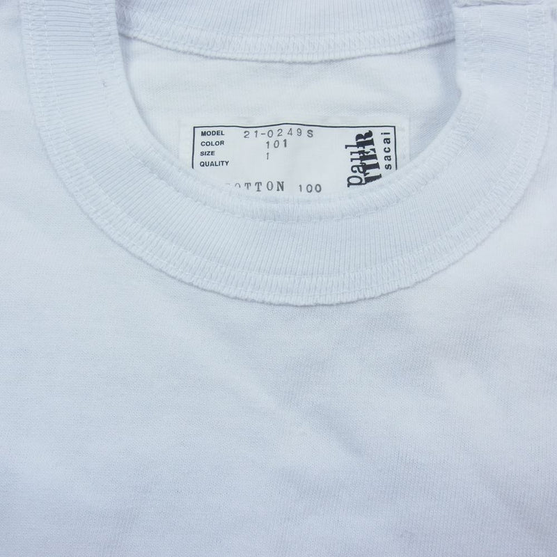 sacai × Jean Paul Gaultier T-Shirt White