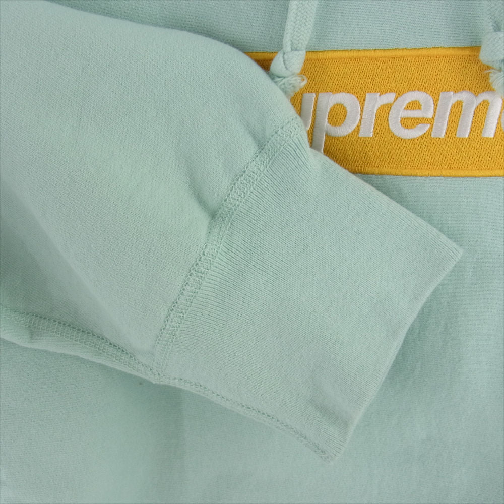 Supreme シュプリーム 17AW Box Logo Hooded Sweatshirt Ice Blue ボックスロゴ スウェット パーカー ライトブルー系 XL【美品】【中古】