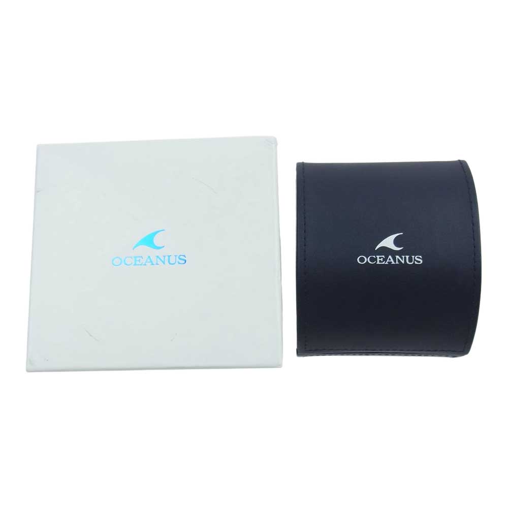 CASIO OCEANUS カシオ オシアナス OCW-S3000-1AJF Manta マンタ 電波時計 ソーラー電池 腕時計 ウォッチ シルバー系 ブルー系【中古】