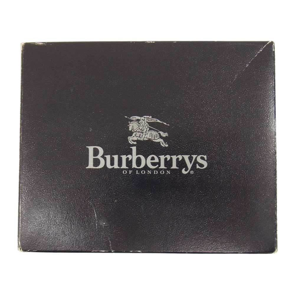 BURBERRY バーバリー レザー ベルト ブラック系 SIZE LONG【中古】