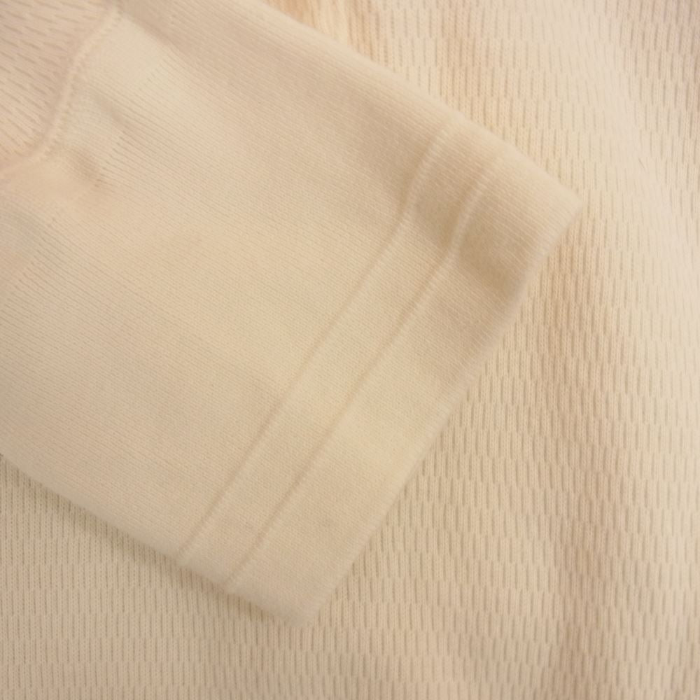 GLADHAND & Co. グラッドハンド サーマル ワッフル ヘンリーネック 長袖 カットソー オフホワイト系 L【中古】