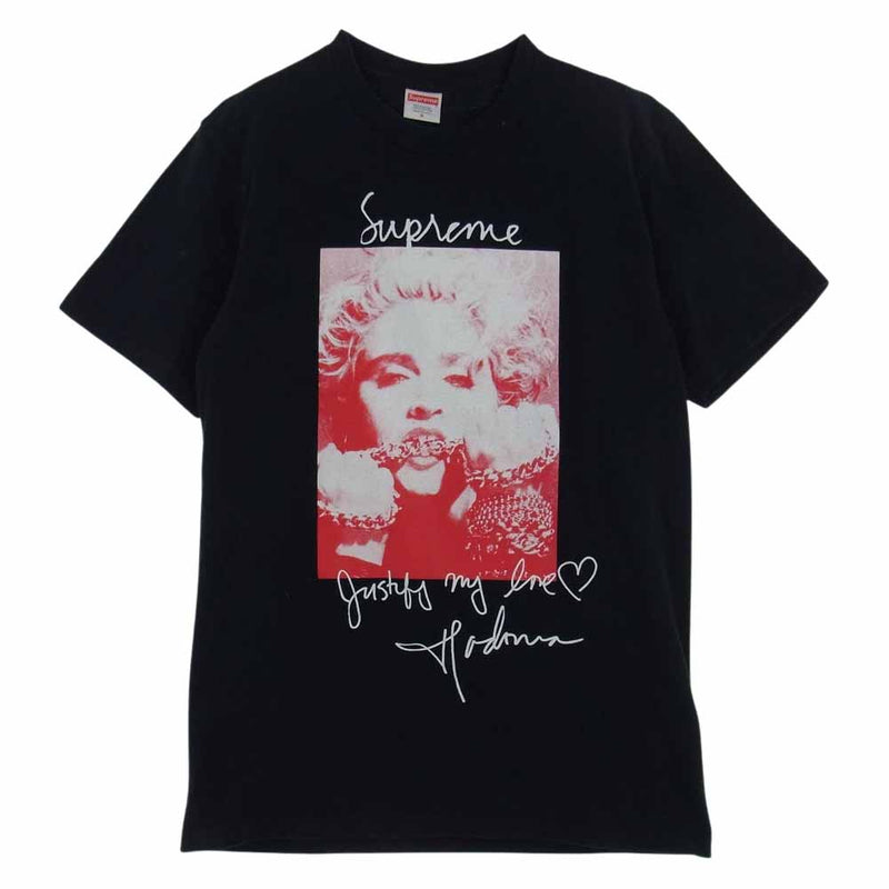 Supreme Madonna tee black s 18aw マドンナ - Tシャツ/カットソー