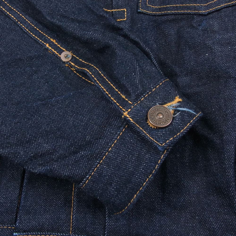 VISVIM ビズビム 0122105006002 22SS SS 101XX JKT UNWASHED アンウォッシュド デニム ジャケット インディゴブルー系 2【中古】