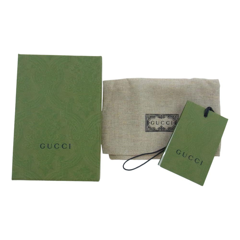 GUCCI グッチ 603732 オフィディア GGスプリーム シェリーライン キャンバス 6連 キーケース ライトブラウン系 ダークブラウン系【美品】【中古】