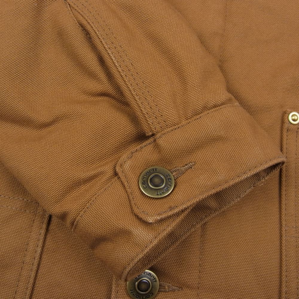 Carhartt カーハート 103825BRN DUCK CHORE COAT ダック カバーオール ジャケット ブラウン系 L【中古】
