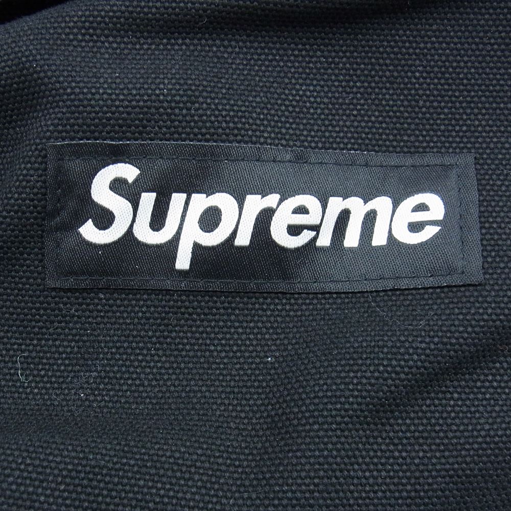 Supreme シュプリーム 20AW Canvas Back Pack キャンバス ボックスロゴ バックパック ブラック系【中古】