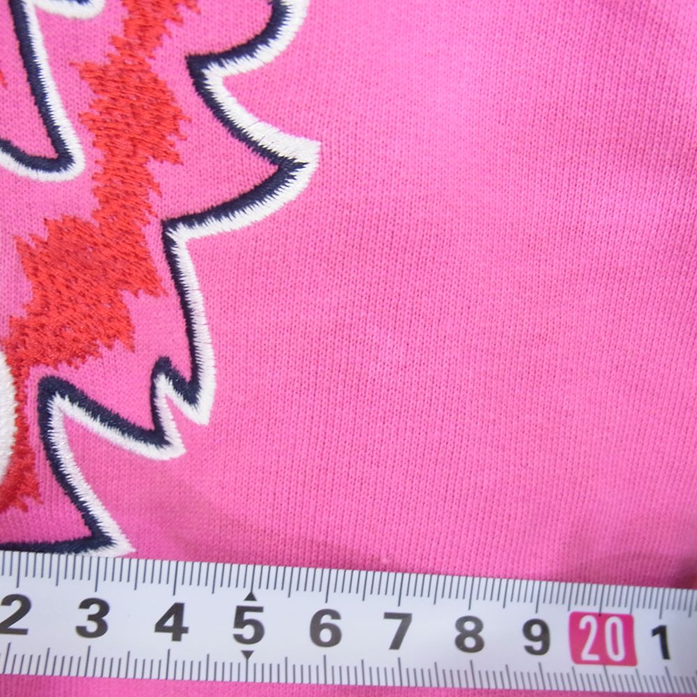 KENZO ケンゾー F662SW7054XJ Classic Tiger Sweatshirts タイガー刺繍デザイン クラシック スウェット シャツ トレーナー ピンク系 XL【中古】
