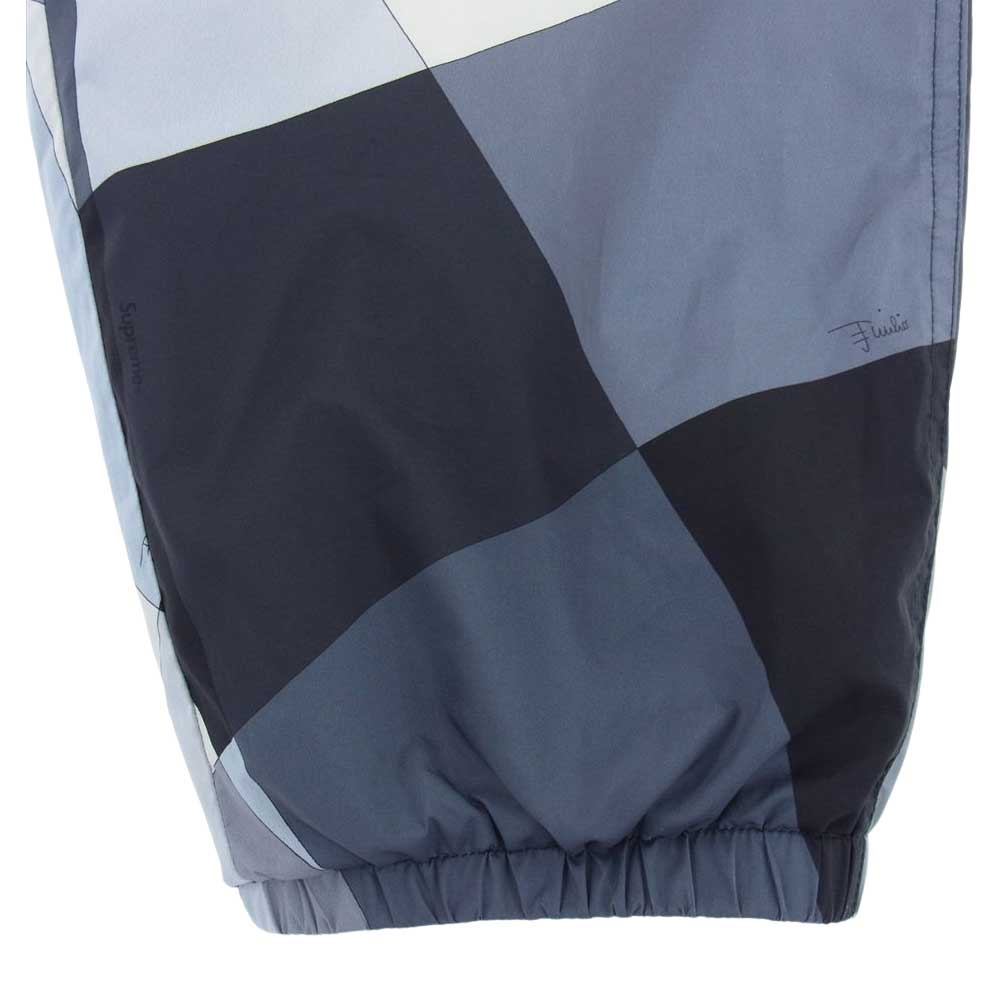 Supreme シュプリーム 21SS Emilio Pucci エミリオプッチ Sport Pant スポーツ 総柄 ナイロン イージー パンツ グレー系 L【中古】