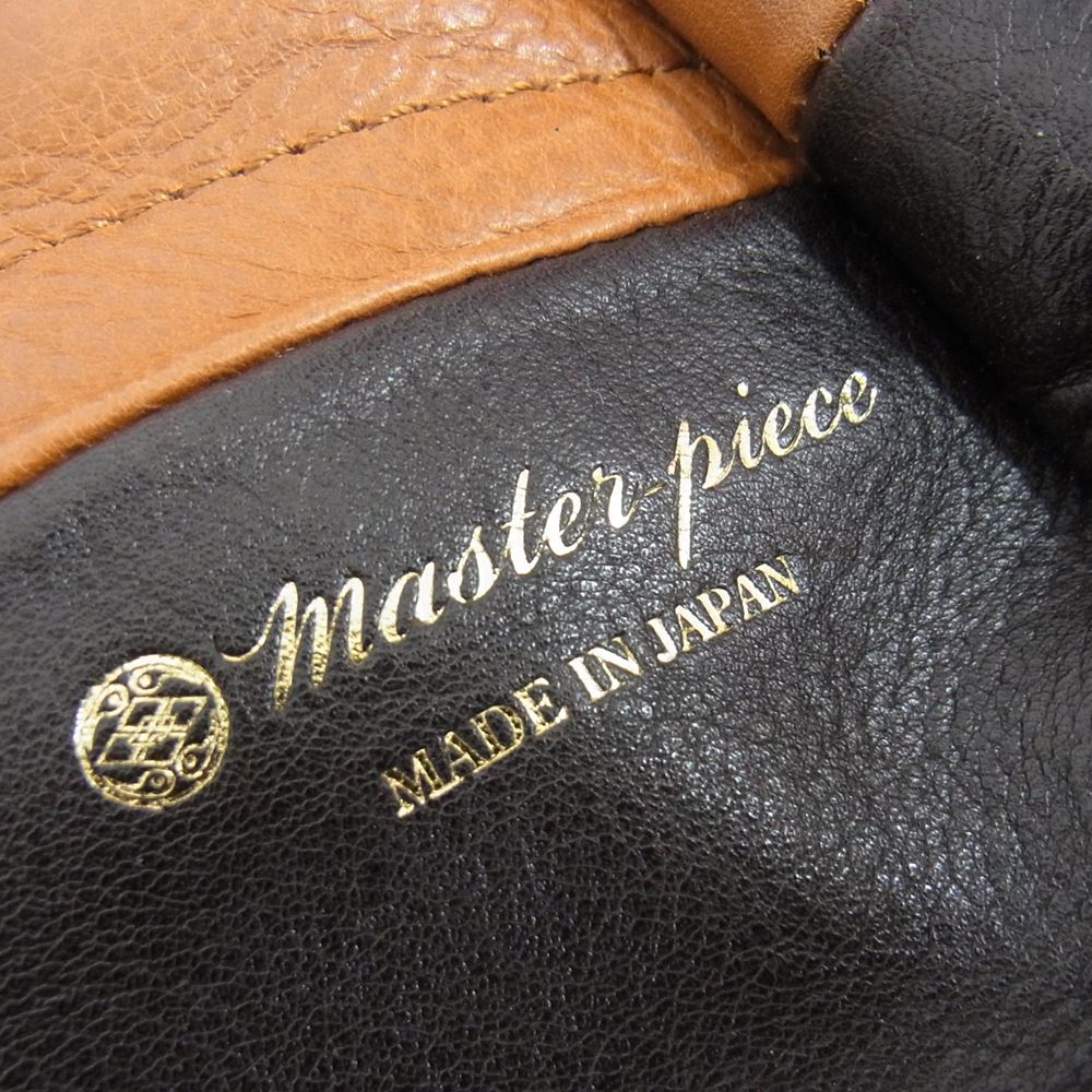 MASTERPIECE マスターピース 01642-C0 GLOSS ver.2 グロス レザー ショルダー バッグ ブラウン系【中古】