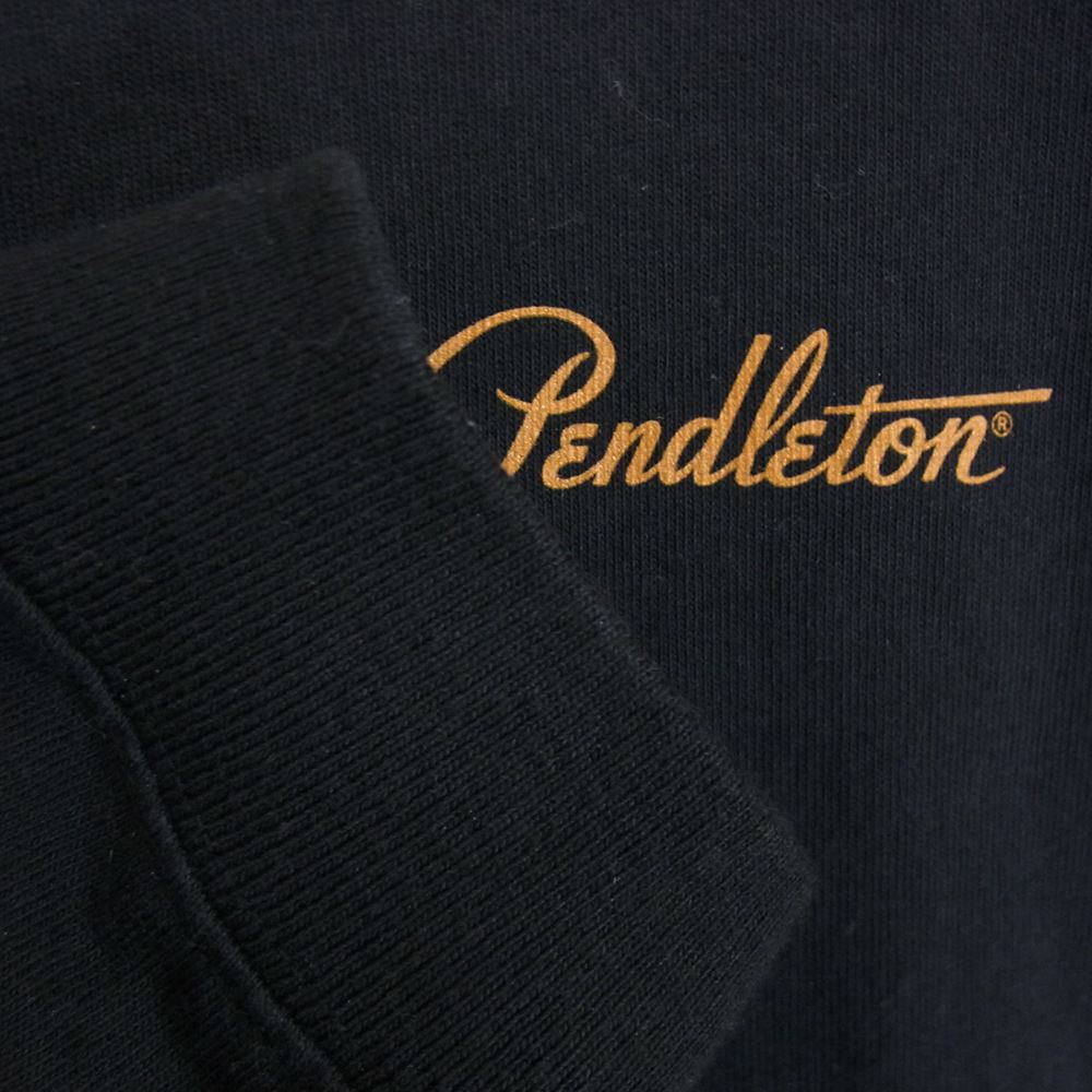 PENDLETON ペンドルトン 2475-9002 L/S Back Print Tee バック プリント 長袖 Tシャツ ブラック系 M【中古】