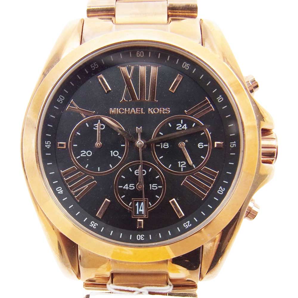 Michael Kors マイケルコース 時計 MK-5854 Bradshaw Rose ブラッドショー ローズ 時計 ウォッチ ゴールド系 ローズゴールド【新古品】【未使用】【中古】 Michael Kors マイケルコース MK-5854 Bradshaw Rose ブラッドショー