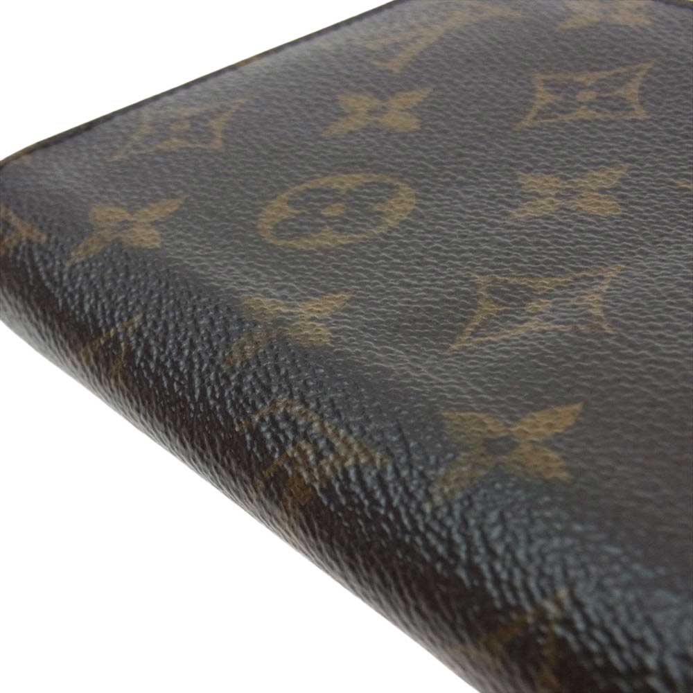 LOUIS VUITTON ルイ・ヴィトン M42616 モノグラム ジッピー ラウンドジップ ウォレット ダークブラウン系【中古】
