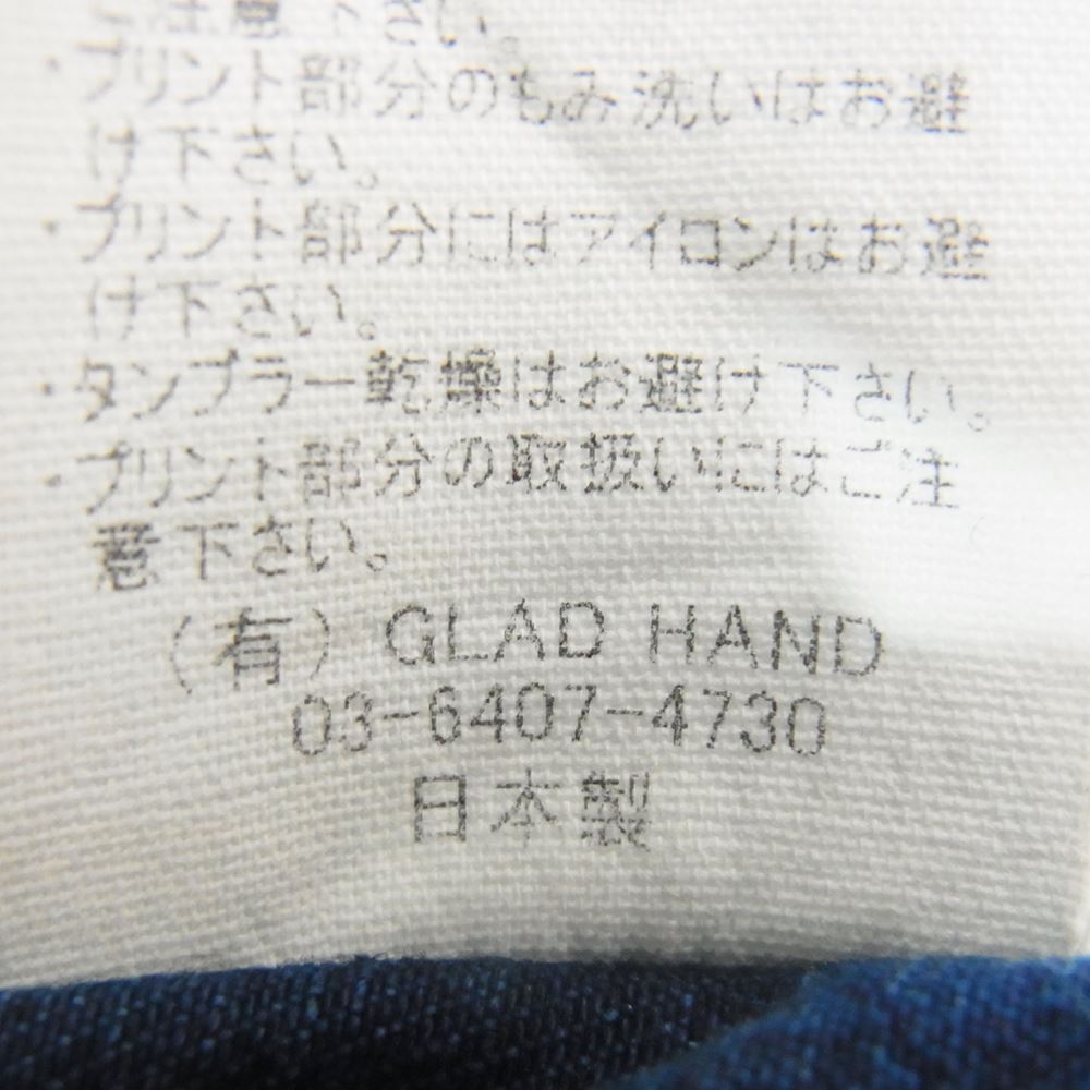 GLADHAND & Co. グラッドハンド BYGH-19-SS-04 HEARTLAND-VEST ハートランドベスト ネイビー系 XL【中古】