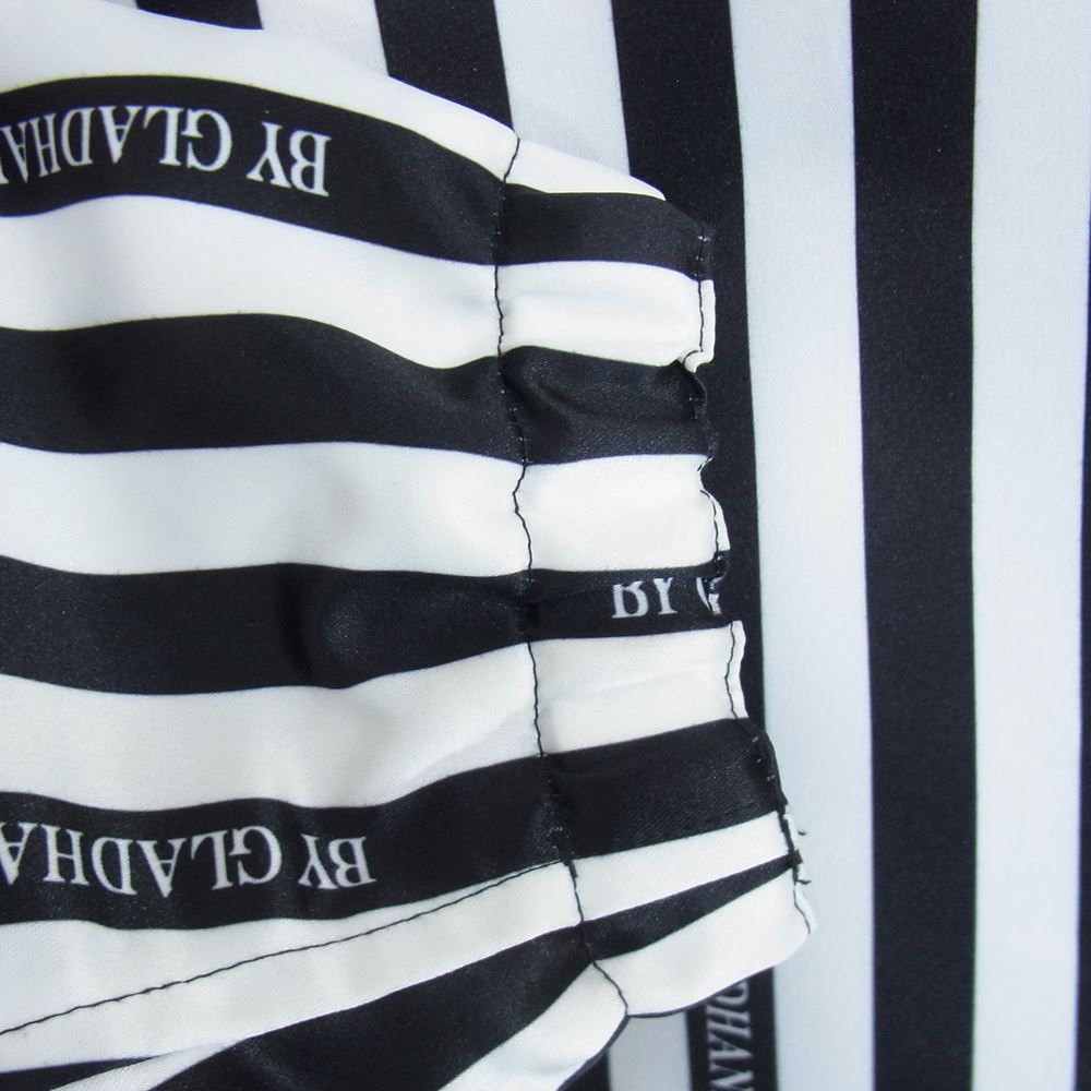 GLADHAND & Co. グラッドハンド BYGH-20-SS-03 GRACE STRIPE-COACH JACKET ストライプ コーチ ジャケット ブラック系 XL【中古】