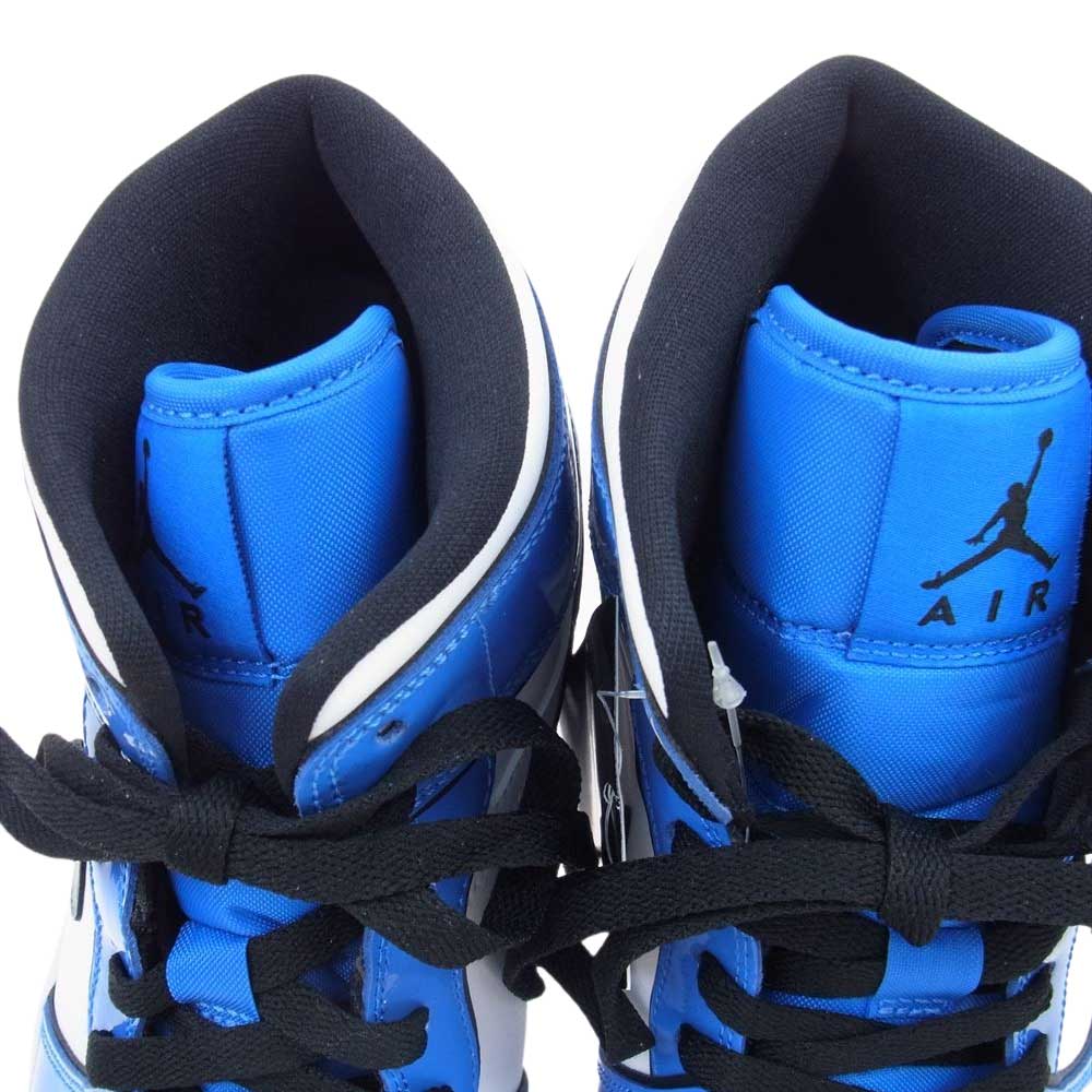 NIKE ナイキ DD6834-402 AIR JORDAN 1 MID SE エアジョーダン ワン ミッド SIGNAL BLUE シグナルブルー スニーカー ホワイト系 ブルー系 28.5cm【新古品】【未使用】【中古】