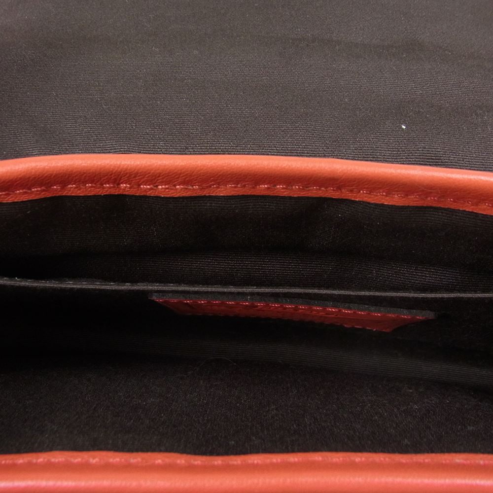 COACH コーチ 19919 シグネチャー ショルダー バッグ オレンジ系【中古】