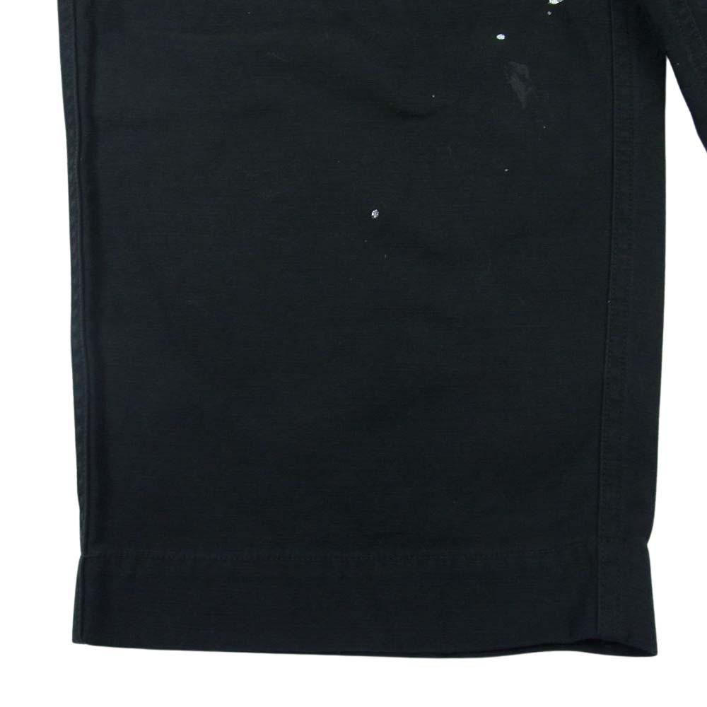 marka マーカ 23ss M23A-08PT11C BAKER PANTS PAINTED ORGANIC COTTON BACK SATIN ベイカーパンツ ペインテッド ブラック系 1【極上美品】【中古】