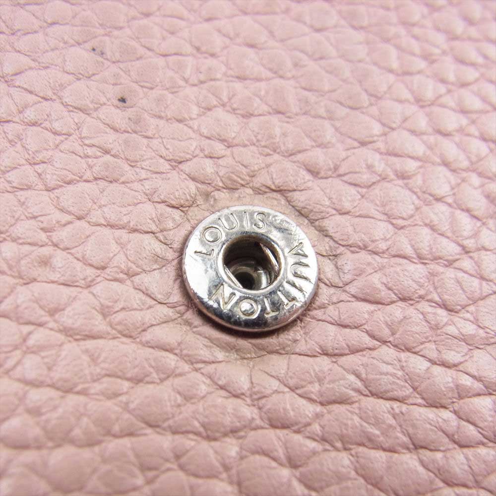 LOUIS VUITTON ルイ・ヴィトン M61250 ポルトフォイユ カプシーヌ マグノリア ウォレット 長財布 ピンク系【中古】