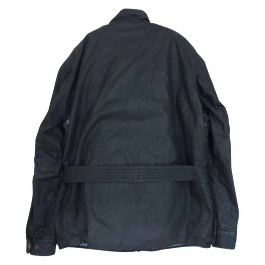 ADDICT CLOTHES アディクトクローズ ACV-WX02 WAXED COTTON BMC JACKET ワックス コットン レーシング ジャケット ブラック系 42【美品】【中古】