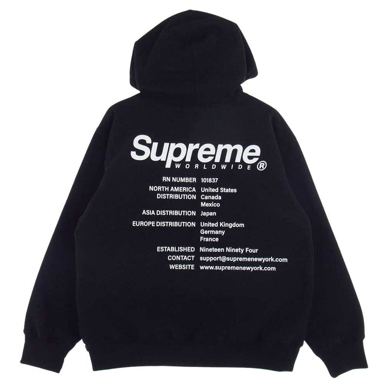 Supreme 23ss/Worldwide Hooded Sweatshirt