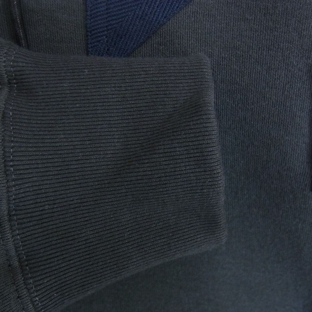 Sacai サカイ 22AW 22-02863M Nylon Twill Sponge Sweat Blouson ナイロン ツイル スポンジ スウェット ブルゾン パーカー グレー系 2【美品】【中古】