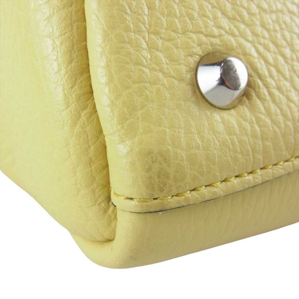 和光 ワコー Sac de Temps サックドゥタン 2WAY ハンドバッグ ショルダーバッグ イエロー系【中古】