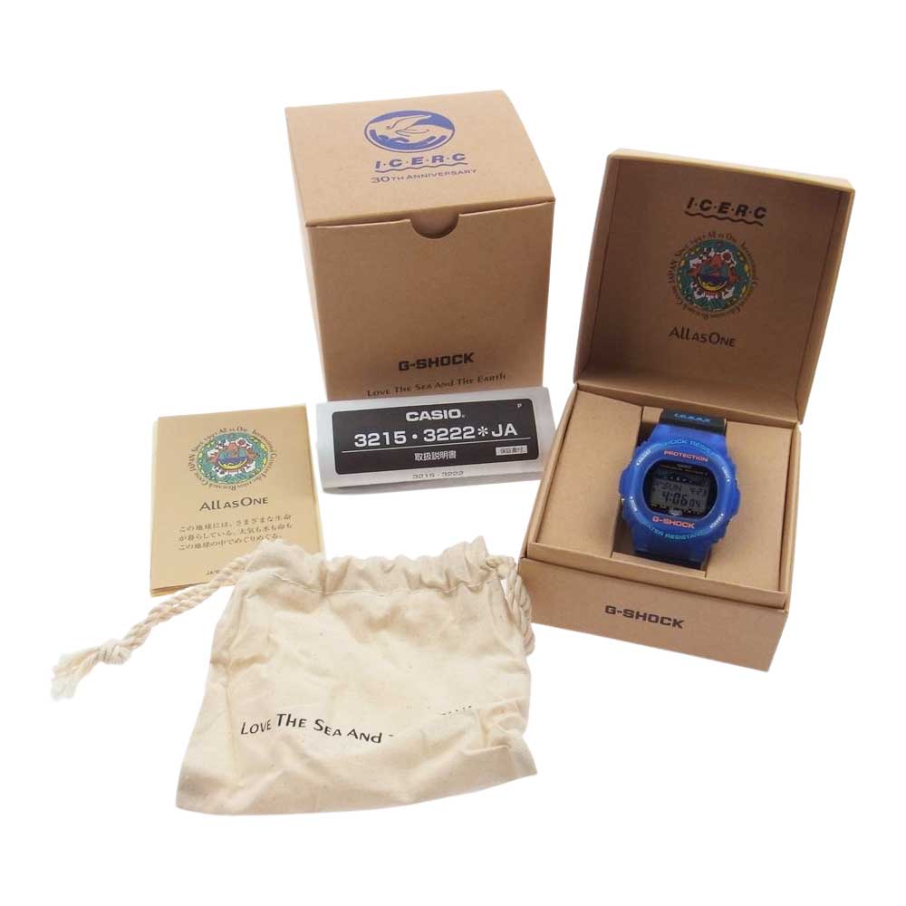 G-SHOCK ジーショック GWX-5700K-2JR アイサーチ ジャパン 30周年記念 2021年 モデル イルクジ 電波ソーラー 腕時計 ブルー系 ブラック系【極上美品】【中古】